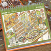 10-in-1 3D Cartoon Desktop Organizer Sticker Pack for Scrapbooking and DIY