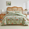 Vintage Floral Duvet Cover Set with Pillowcases