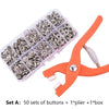 Snap Fastener Installation Tool Kit