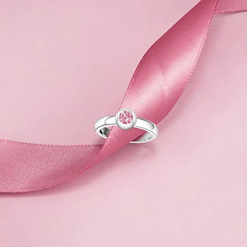 Interchangeable Birthstone Ring with 12 Zircon Stones