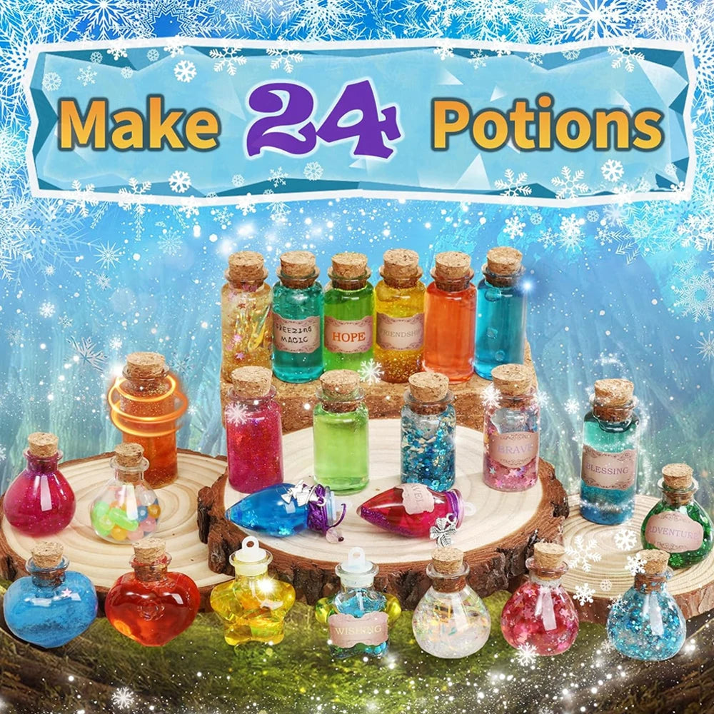 Magical Potion Making Kit for Kids – 24-Piece DIY Fairy Science Craft Set