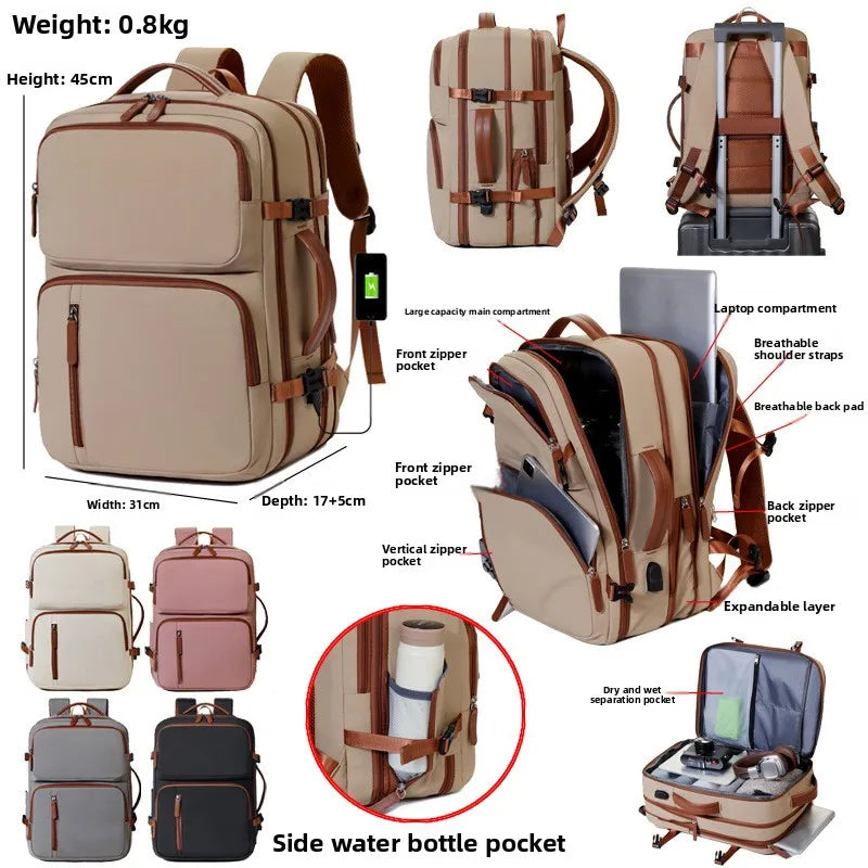 Expandable Business Travel Backpack