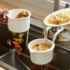 Push-to-Empty Hanging Sink Strainer Basket