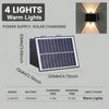 Dual-Direction Solar Wall Light