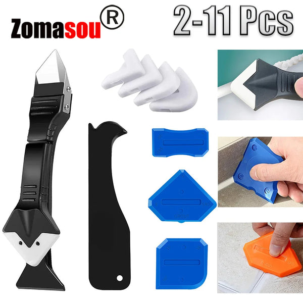 5-in-1 Silicone Caulk Remover and Smoother Kit