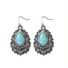 Turquoise Water Drop Dangle Earrings