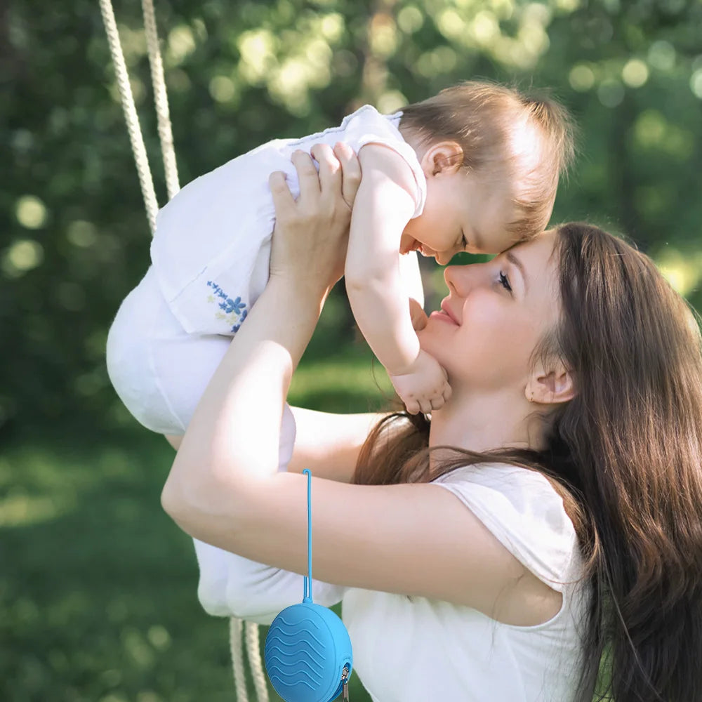 BPA-Free Silicone Pacifier Holder & Travel Case