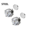 Magnetic Stud Earrings for Non-Pierced Ears