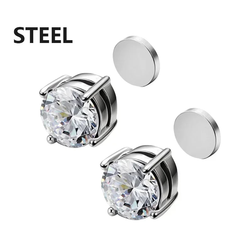 Magnetic Stud Earrings for Non-Pierced Ears