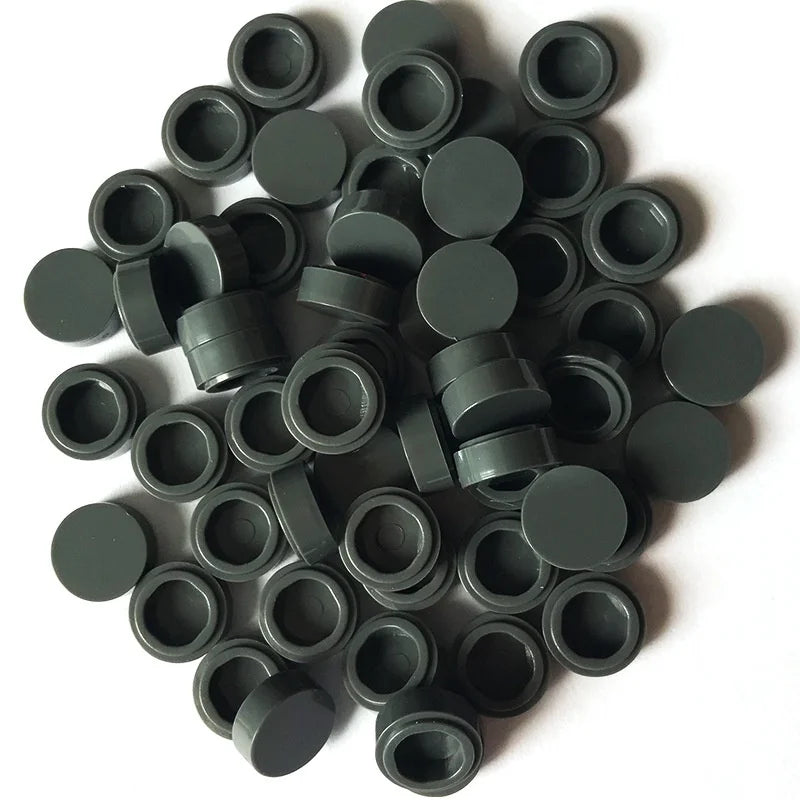 198-Piece Round Tile Building Blocks Set for Creative DIY Projects