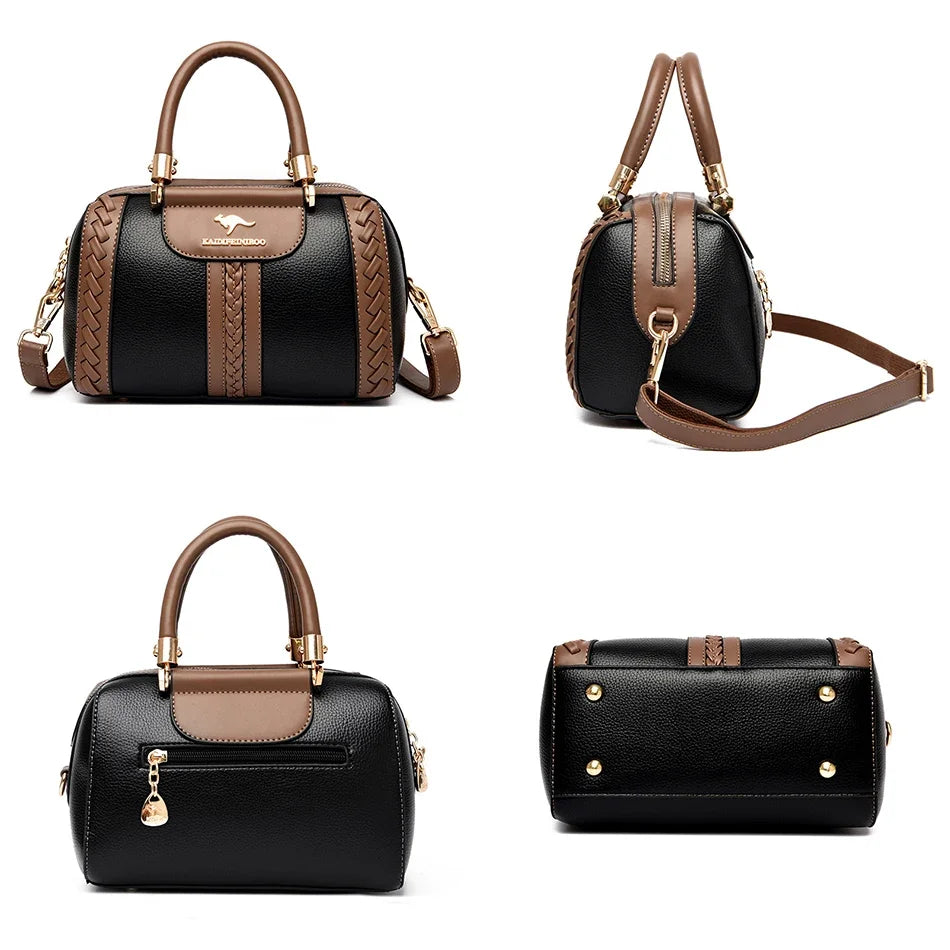 Luxury Leather Shoulder & Crossbody Bag for Women