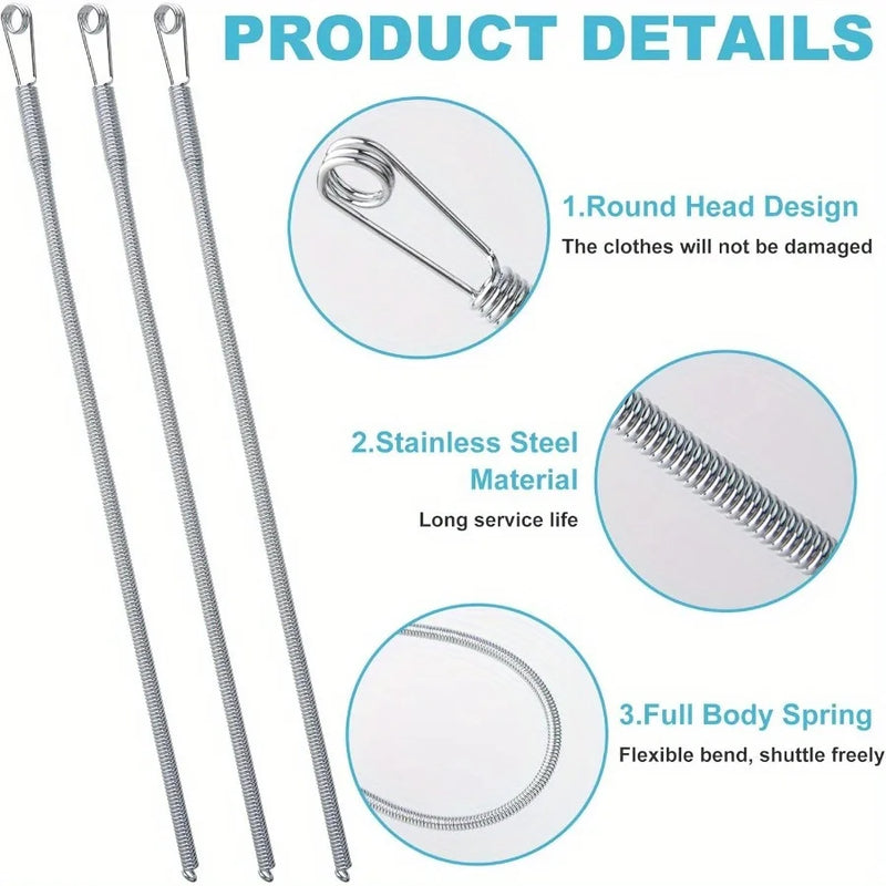 Spring-Loaded Drawstring Threader