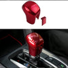 Red Carbon Fiber Shift Knob Cover for Select Honda Civic Models
