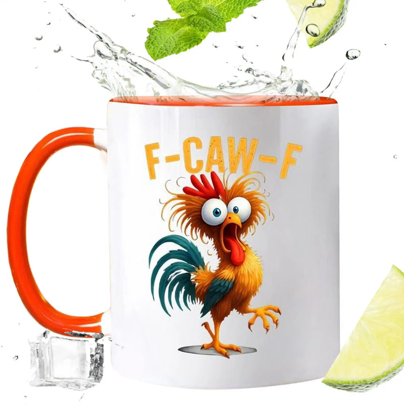 F-Caw-F Keramik-Kaffeetasse