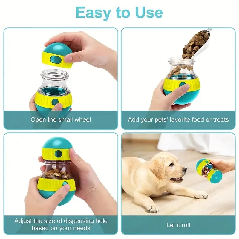 Interactive Dog Treat Dispenser Toy