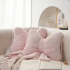 Cute Bow-Shaped Plush Pillow for Cozy Home Decor