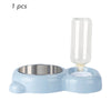 2-in-1 Pet Food and Water Bowl with Automatic Water Dispenser