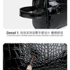 Vintage Leather Men's Clutch Bag with Detachable Waist Strap