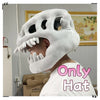 Accessoire Masque Tête de Dinosaures Os