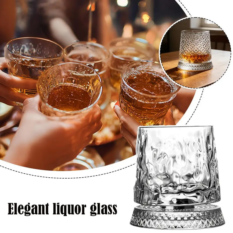 Vaso de Whisky Giratorio de Cristal