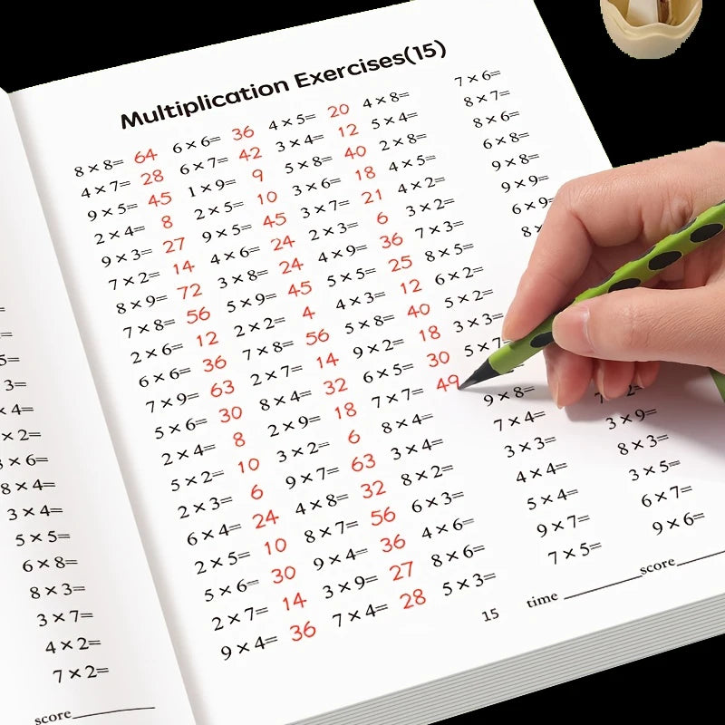 48-Page Multiplication & Division Workbook for Kids