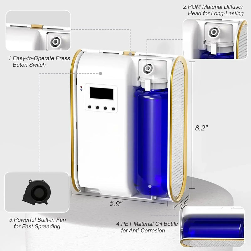 Smart Bluetooth Waterless Fragrance Diffuser