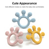 Silicone Baby Teether Ring with Sensory Beads