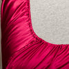 Solid Satin Bed Sheet Set