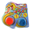 A package of Magic Twisty Worms, a colorful string-witch trick for kids and adults.