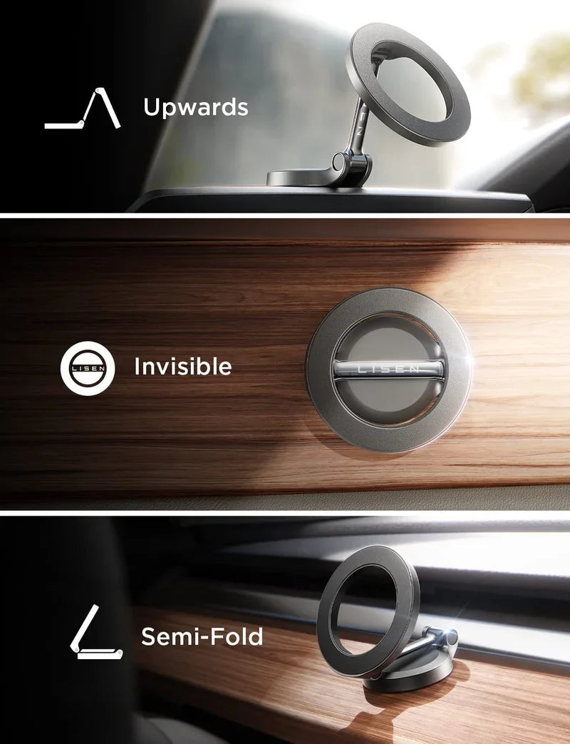 Magnetic Car Mount with 360° Rotation