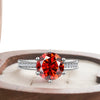Lab-Created Moissanite Diamond Ring