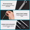 A set of spring drawstring needles and a whole body spring tool for clothing repair