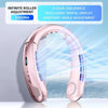 Portable Hanging Neck Fan with Digital Display