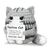 Handmade Wool Knit Potato Plush Doll with Inspirational Card