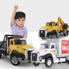 1:50 Diecast Metal Model Truck Set - Construction Vehicles