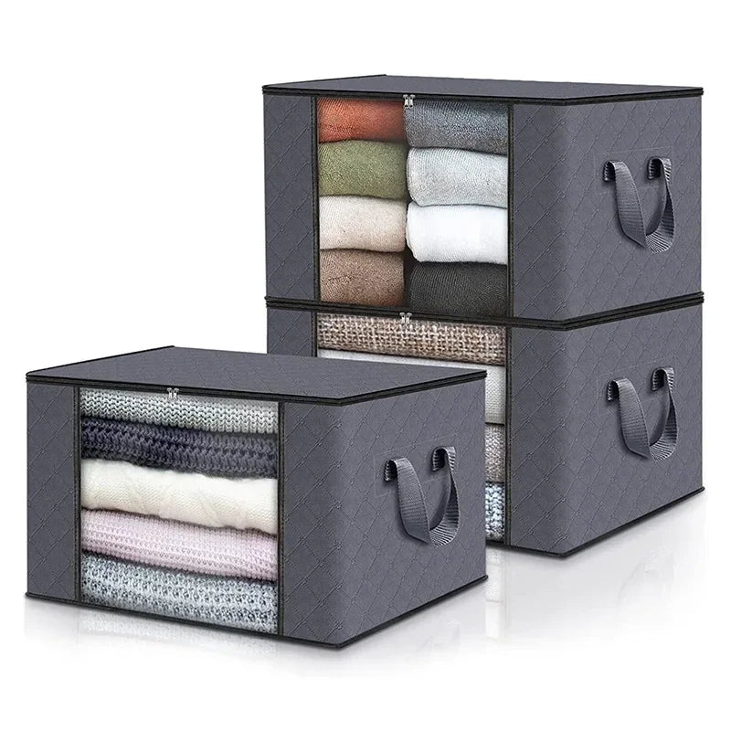 Foldable Storage Bags for Clothes and Blankets