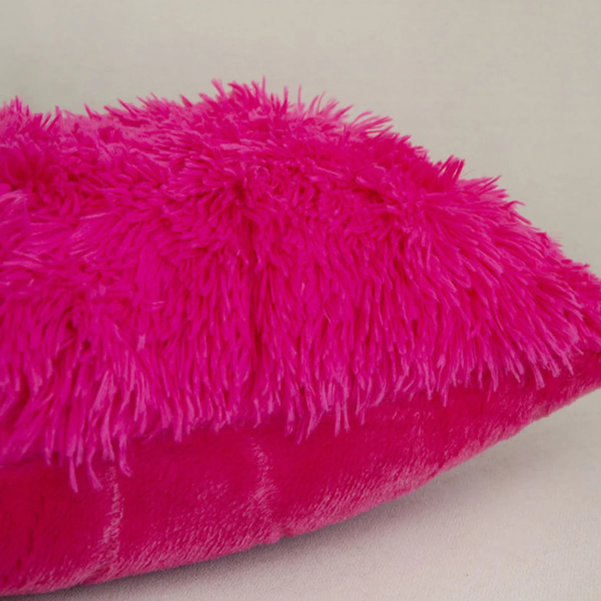 Luxury Faux Fur Throw Pillow Covers (Set of 2)