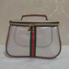 Clear Waterproof PVC Cosmetic Bag with Handle