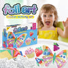 No-Mess Foil Art Kit for Kids – Creative Craft Set with Butterfly & Dessert Designs