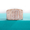 Men's 14K Gold Plated Moissanite Statement Ring