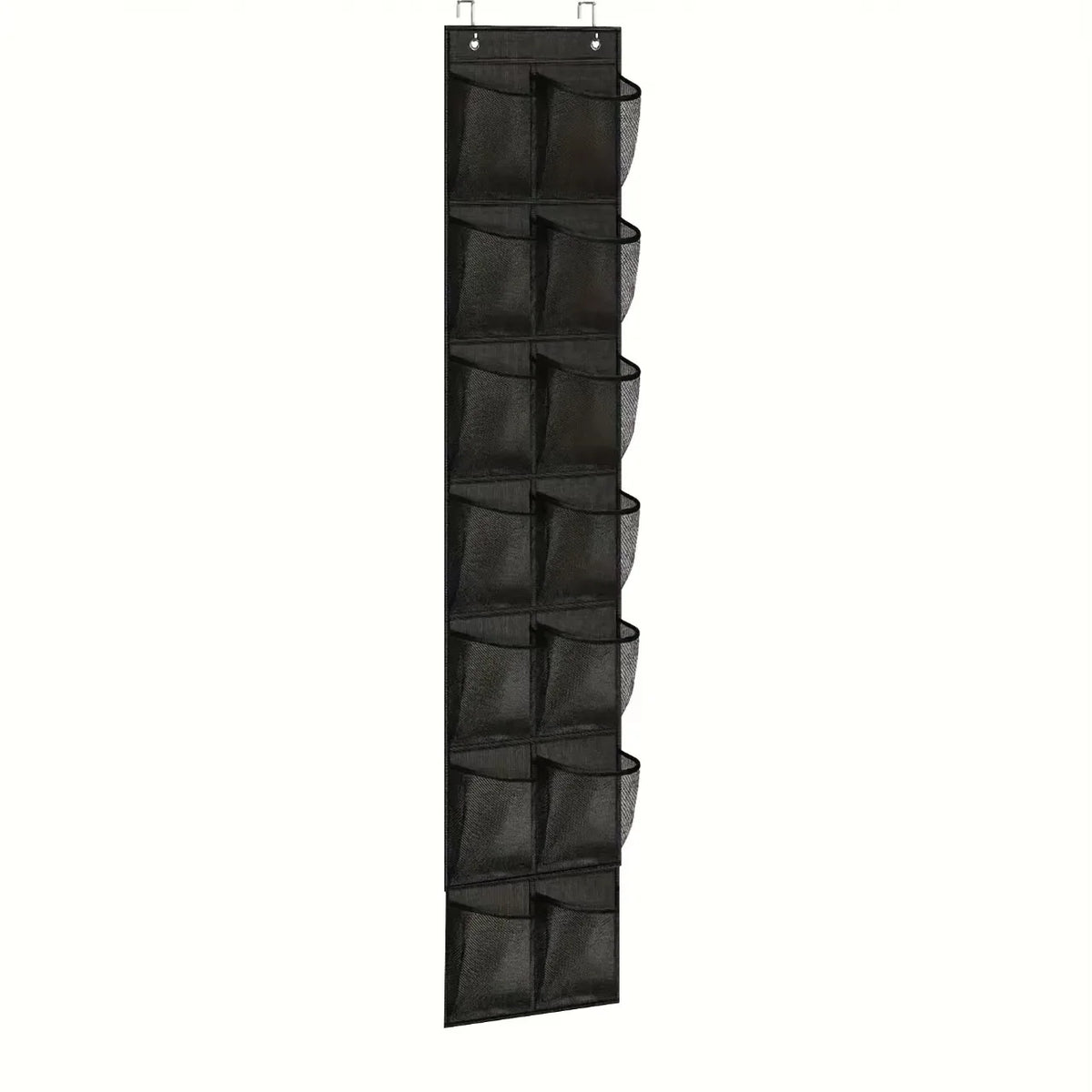Over-the-Door Hanging Shoe Organizer with Mesh Pockets