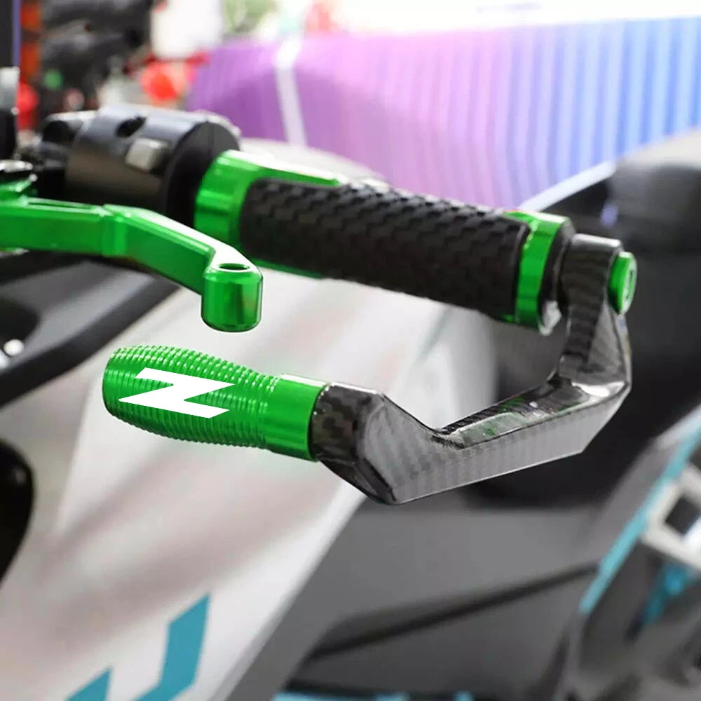 Motorcycle Handlebar Handguards with CNC Aluminum Levers Protector