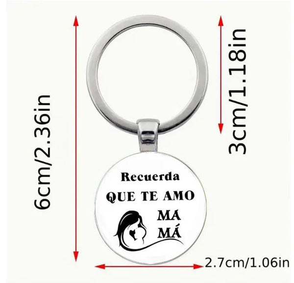Spanish Father's Day Keychain for Dad