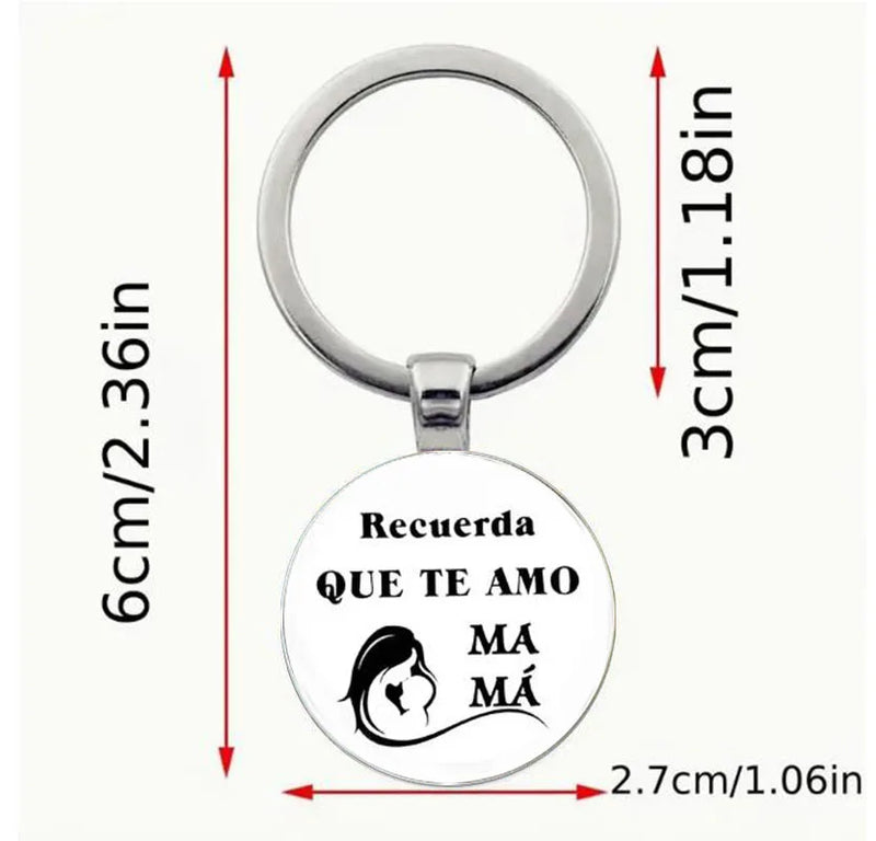 Spanish Father's Day Keychain for Dad