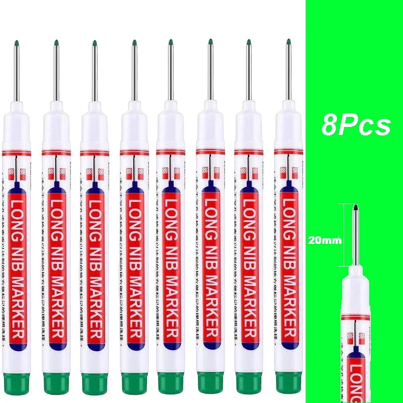 Waterproof Deep Hole Paint Markers for Metal & Woodworking