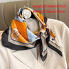 Silk-Feel Square Scarf for Women