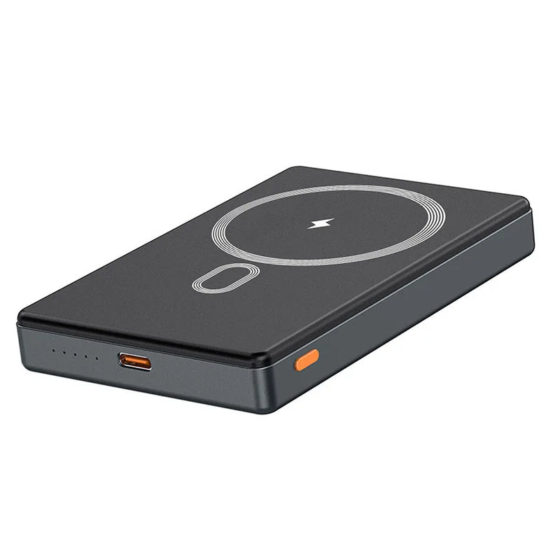 Foldable Magnetic Wireless Power Bank with Built-in Cables