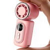 Portable Rechargeable Mini Handheld Fan with 5 Speeds & LED Display