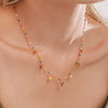 Heart Charm Stainless Steel Jewelry Set