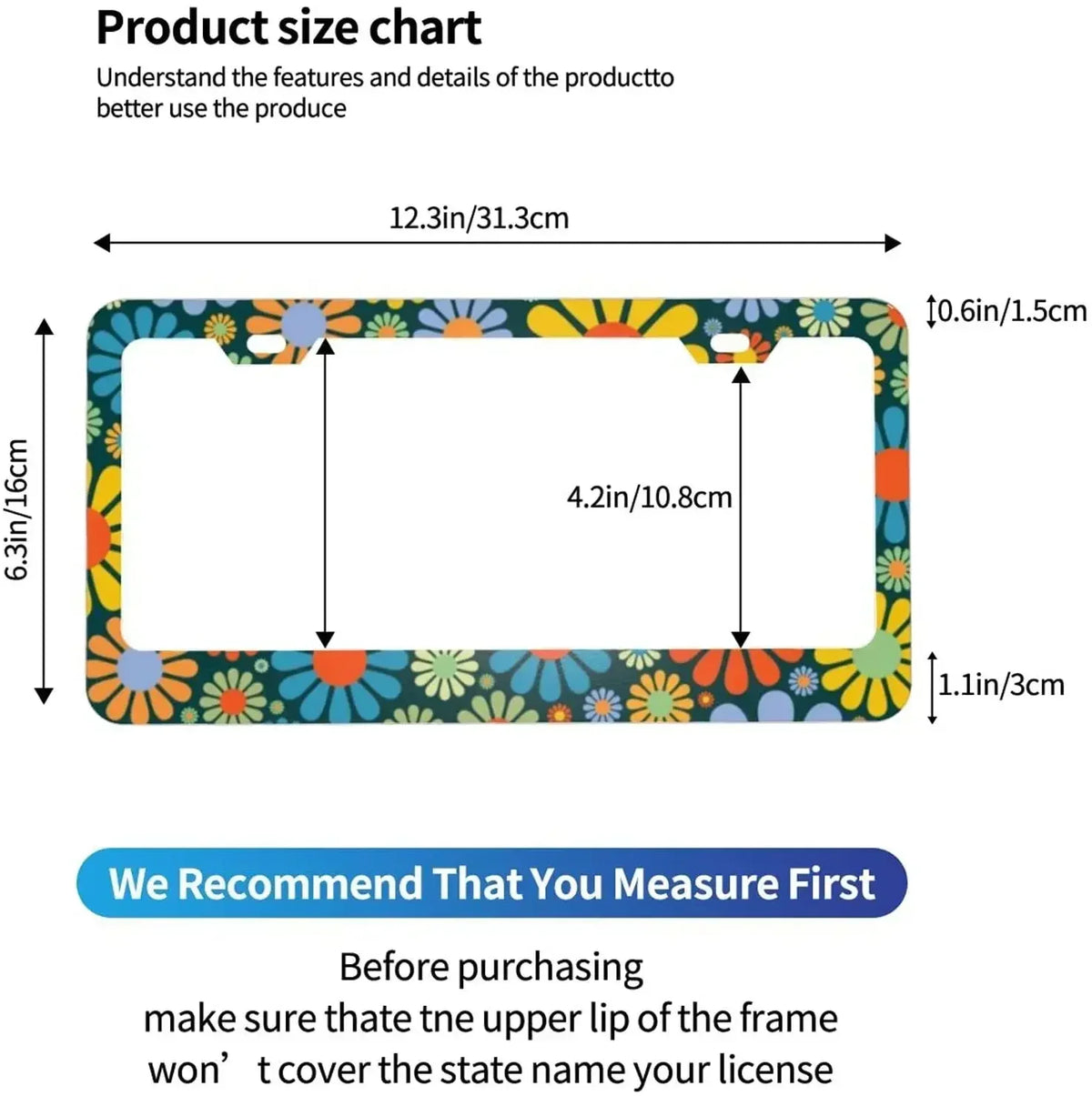 Custom Aluminum License Plate Frame with HD Design